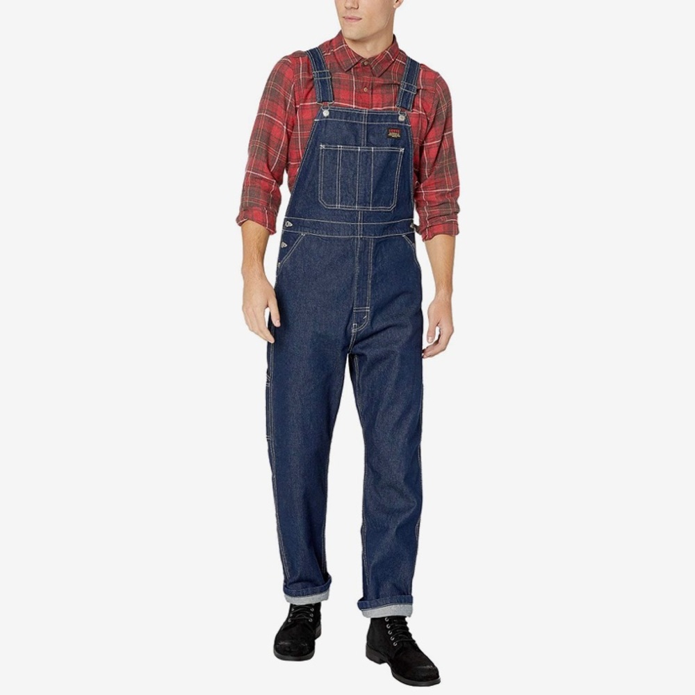 New Levi's ANSON Dark Rinse Overalls - Men's Medium / Women's Large